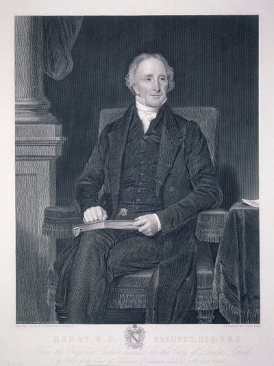 هنري بنجامين هانبري بوفوي ، c1848 بواسطة تشارلز فوكس