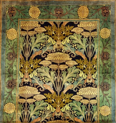 سجادة صوف دونيجال بتصميم زهرة ، حوالي 1903 (صوف) بواسطة تشارلز فرانسيس أنيسلي فويسي