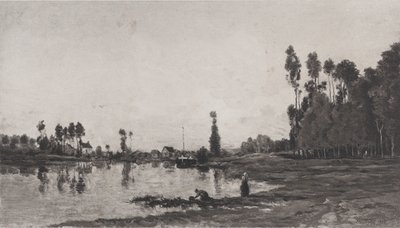 على ضفاف النهر ، 1865. بواسطة تشارلز فرانسوا داوبيني
