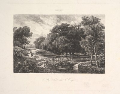 اقتراب العاصفة ، 1844. بواسطة تشارلز فرانسوا داوبيني