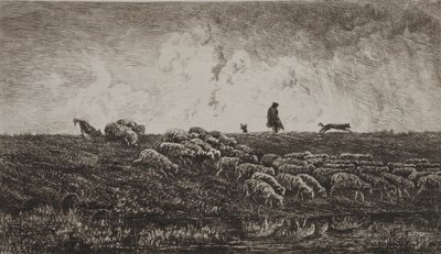 الدش ، ج. 1851. بواسطة تشارلز فرانسوا داوبيني