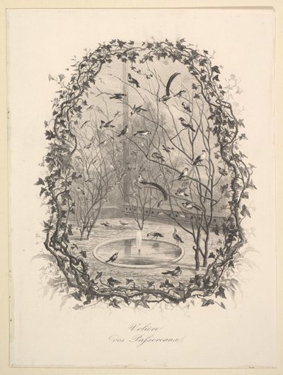 طائر العصفور ، 1843. بواسطة تشارلز فرانسوا داوبيني