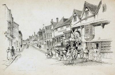 هاي ستريت ، كانتربري ، كنت ، 1892-1933 بواسطة تشارلز جورج هاربر