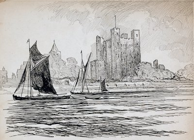 قلعة روتشستر ، كينت ، 1892-1933 بواسطة تشارلز جورج هاربر