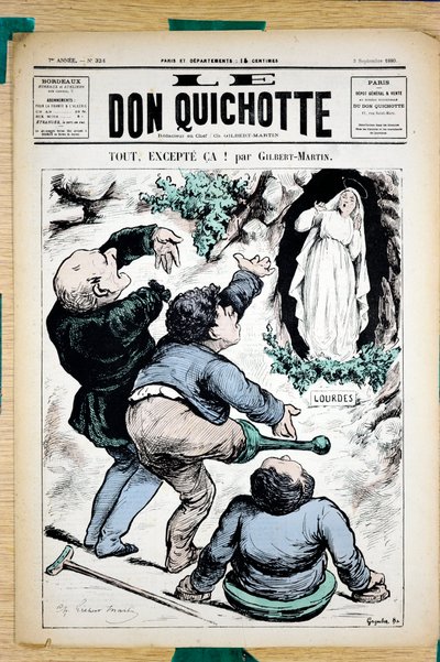 غلاف "" Le Don Quixote "" ، رقم 324 ، Satirique en Colors بواسطة تشارلز جيلبرت مارتن