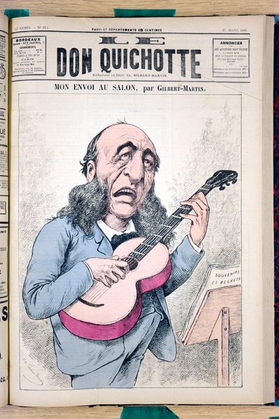 غلاف "" Le Don Quixote "" ، numbero 614 ، Satirique en Couleurs بواسطة تشارلز جيلبرت مارتن
