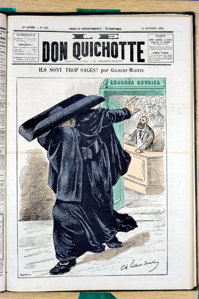 Cover of “” Le Don Quixote””, number 121, Satirique en Couleurs بواسطة تشارلز جيلبرت مارتن