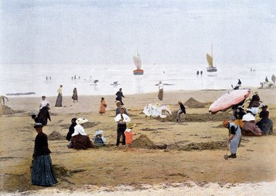 في المد والجزر. نقش جيلوت ، حوالي عام 1900. بواسطة تشارلز جيلوت