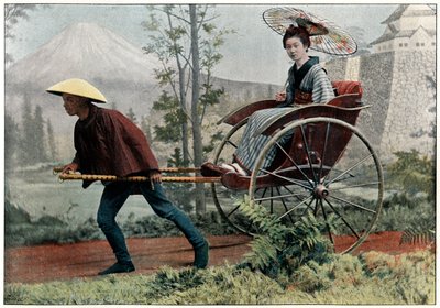 عربة يد ، عربة اليابان ، c1890 بواسطة تشارلز جيلوت