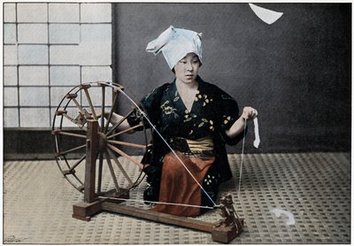 عجلة الغزل ، c1890 بواسطة تشارلز جيلوت