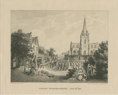 Sedgley - حديقة Vicarage: مطبوعة من الزنك ، 30 يونيو 1837 بواسطة تشارلز جيردلستون