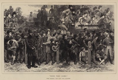 ها قد أتوا! ، الديربي ، 1871 ، في الملعب بواسطة تشارلز جرين