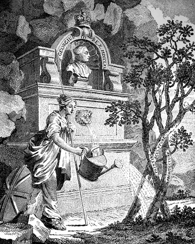 صورة في كتالوج الفنانين ، c1760s. بواسطة تشارلز غرينيون