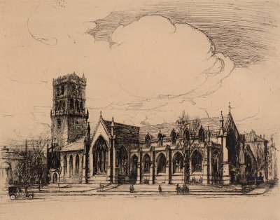 كنائس المدينة ، دندي (حفر) بواسطة تشارلز جوستاف لويس فيليبس