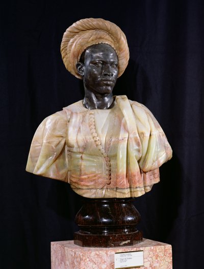 تمثال نصفي لرجل سوداني ، 1857 (أونيكس و برونز) بواسطة تشارلز هنري جوزيف كوردييه