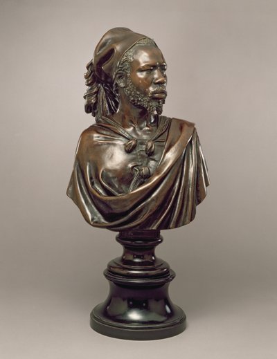 تمثال نصفي لسعيد عبد الله من الماياك ، مملكة دارفور ، السودان ، 1848 (برونزية) بواسطة تشارلز هنري جوزيف كوردييه