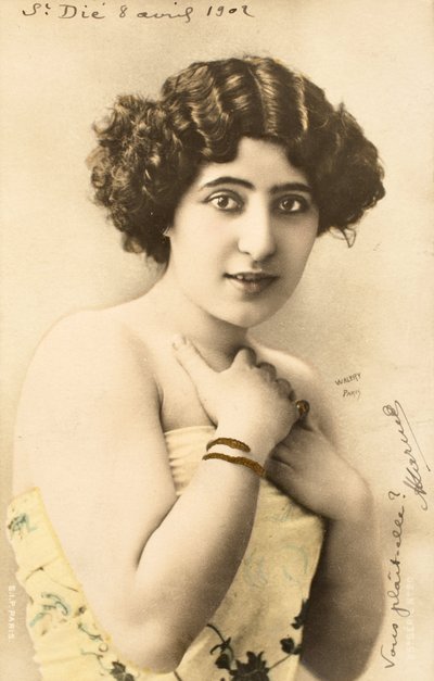 بطاقة بريدية قديمة / Woman of the Belle Epoque بواسطة تشارلز هنري جوزيف ليكيرت