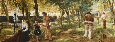 The Twine Walk ، Lowestoft ، 1876 بواسطة تشارلز ج. ستانيلاند