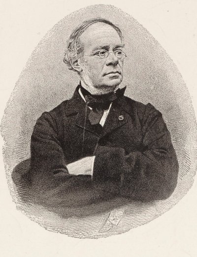 صورة للمؤلف جاك فرومينتال هاليفي 1799-1862. بواسطة قاد تشارلز جيريمي