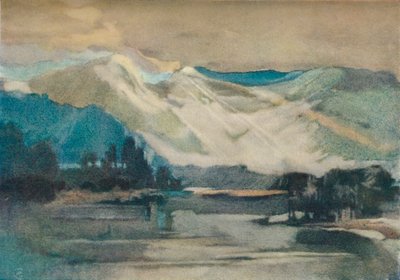 "على بحيرة Shuswap" ، عام 1911 بواسطة تشارلز جون كولينجز