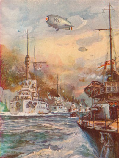استسلام الأسطول الألماني في أعالي البحار ، 1918 1919 بواسطة تشارلز جون دي لاسي