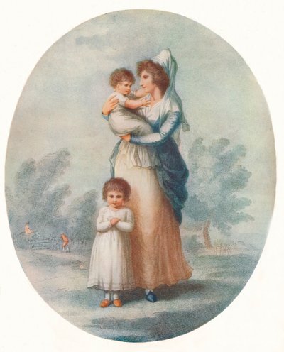 "السيدة رشوت والأطفال" ، 1795 بواسطة تشارلز نايت