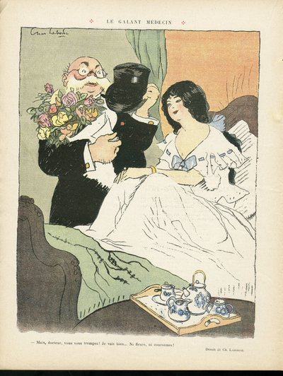 رسم توضيحي لشاس لابورد (1886-1941) في Le Rire بواسطة تشارلز لابورد