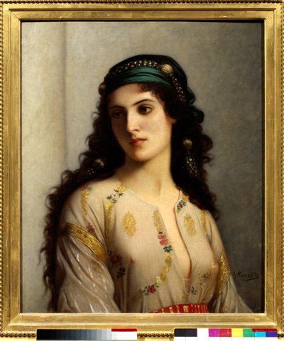 Jew from Tangier to Morocco. Painting by Charles Landelle (1812-1908) بواسطة تشارلز لانديل