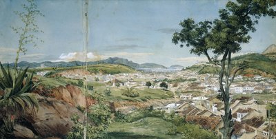 مدينة ريو دي جانيرو الجديدة من Livramiento ، ج. 1825-6 بواسطة تشارلز لاندسير