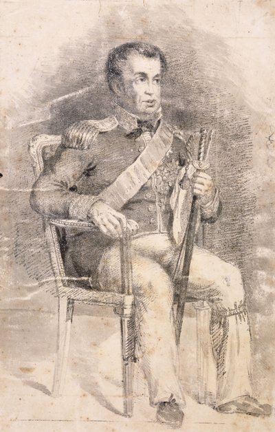 صورة دوم جواو السادس ، ج. 1825-6 بواسطة تشارلز لاندسير