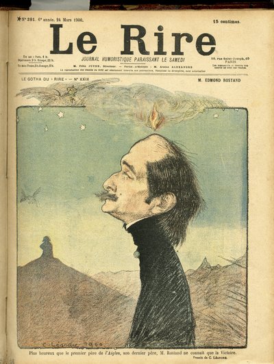 رسم توضيحي لتشارلز ليندر (1862-1934) لغلاف Le Rire بواسطة تشارلز ليندر