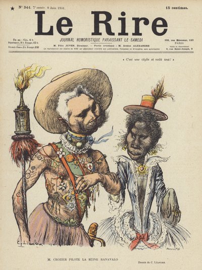 رسم توضيحي لـ Le Rire بواسطة Charles Leandre