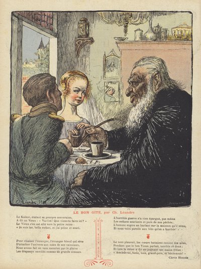 رسم توضيحي لـ Le Rire بواسطة Charles Leandre
