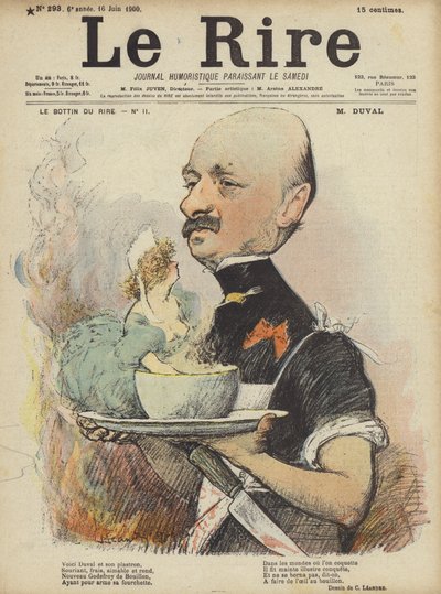 رسم توضيحي لـ Le Rire بواسطة Charles Leandre