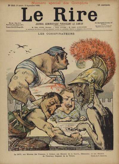 رسم توضيحي لـ Le Rire بواسطة Charles Leandre