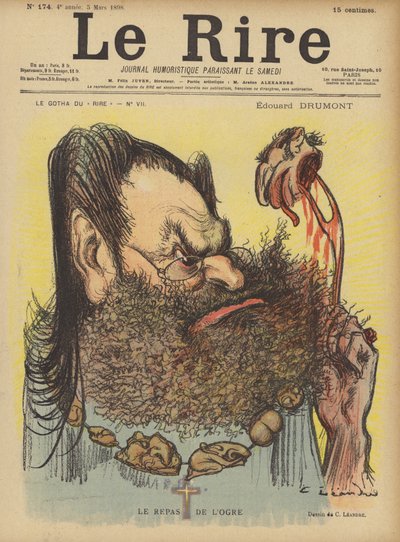 رسم توضيحي لـ Le Rire بواسطة Charles Leandre