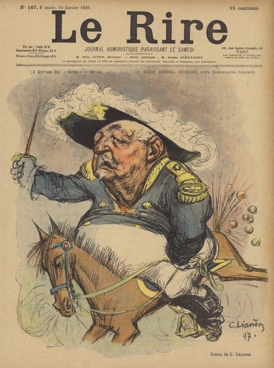 رسم توضيحي لـ Le Rire بواسطة Charles Leandre