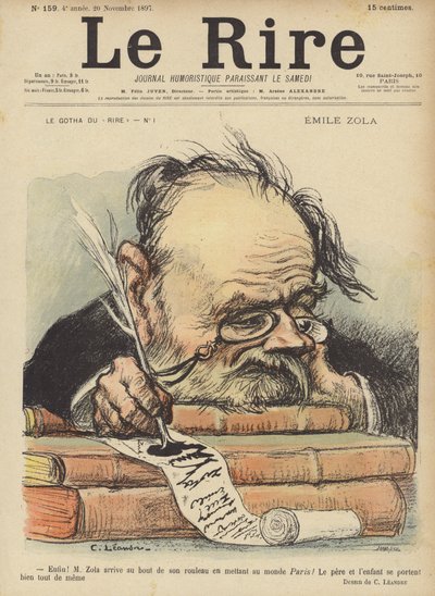 رسم توضيحي لـ Le Rire بواسطة Charles Leandre