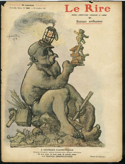 رسم توضيحي لتشارلز ليندر (1862-1934) لغلاف Le Rire بواسطة تشارلز ليندر