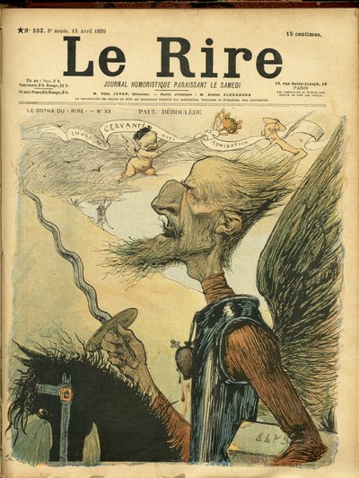 رسم توضيحي لتشارلز ليندر (1862-1934) لغلاف Le Rire بواسطة تشارلز ليندر