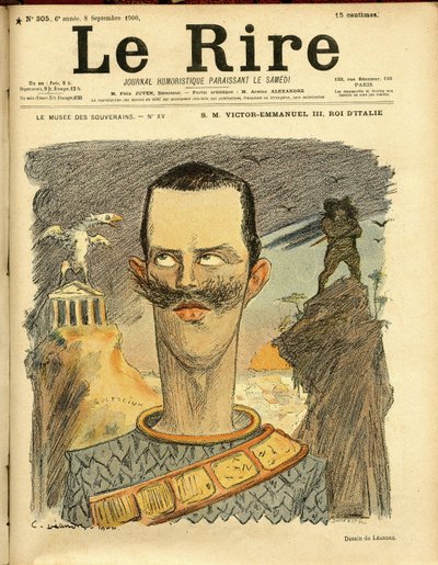 رسم توضيحي لتشارلز ليندر (1862-1934) لغلاف Le Rire بواسطة تشارلز ليندر