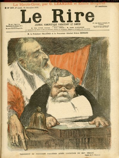 رسم توضيحي لتشارلز ليندر (1862-1934) لغلاف Le Rire بواسطة تشارلز ليندر