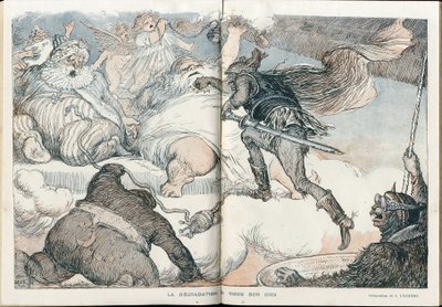 رسم توضيحي لتشارلز ليندر (1862-1934) في "" فانتاسيو " بواسطة تشارلز ليندر