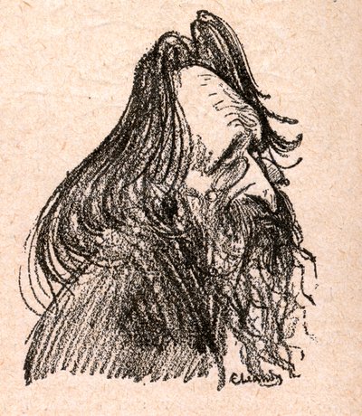 جول جيسدي (1845-1922) سياسي فرنسي - نقش في "سيادينا العزيز" بقلم بول بوسك - رسم لتشارلز ليندر (1862-1934) 1898 - بواسطة تشارلز ليندر