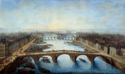 منظر كافاليير لباريس على جسر بونت رويال عام 1741 رسم لتشارلز جريفينبروك (؟ -1758) 1741 صن. 0،96x1،62 م باريس ، متحف كارنافالي - منظر بانورامي لباريس فوق بونت رويال عام 1741. لوحة تشارلز جريفينبروك (؟ -1758) بواسطة تشارلز ليوبولد جريفينبروك
