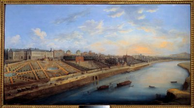 View of Passy and Chaillot from Grenelle Painting by Charles Grevenbroeck (? -1758) 1743 Sun. 0,68x1,24 m Paris, musee carnavalet - View of Passy and Chaillot from Grenelle. Painting by Charles Grevenbroeck (? -1758) بواسطة تشارلز ليوبولد جريفينبروك