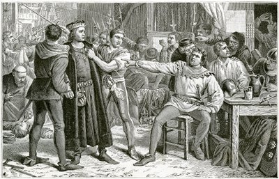 جلب اللورد ساي و سيلي قبل جاك كيد ، 1896. بواسطة تشارلز لوسي