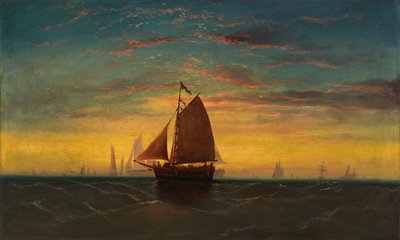 ميناء بوسطن ، كاليفورنيا. 1860-1869. بواسطة تشارلز مانجر