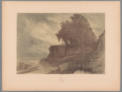 خراب حصن بمدفع وشجرة المناظر الطبيعية (عنوان المسلسل) Suite des Paysages (عنوان المسلسل) بواسطة جوزيف روز ليميرسيه