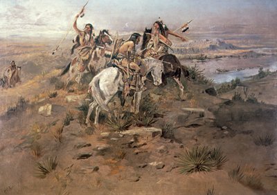 Indians Discovering Lewis and Clark بواسطة تشارلز ماريون راسل
